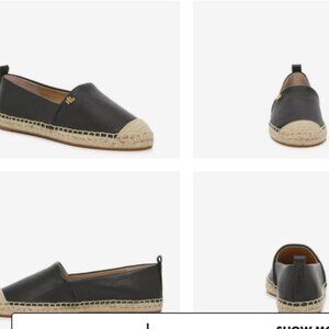 Ralph Lauren leather espadrilles, size 9